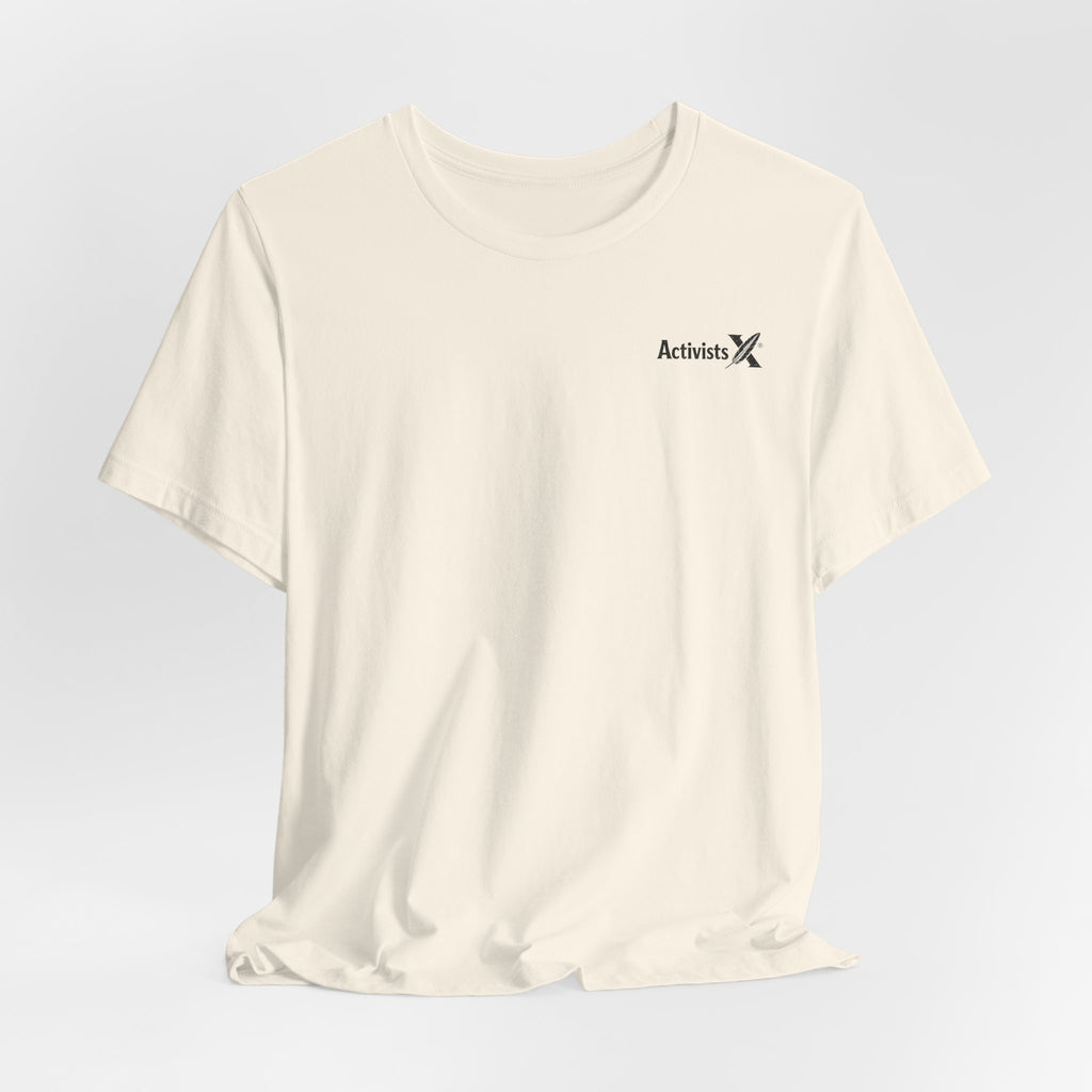 Copy of Activist X Minimalist Tee — Small Chest Logo Shirt