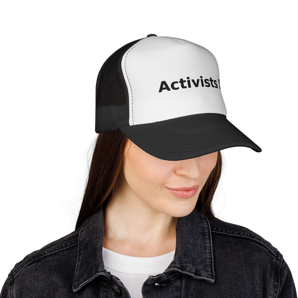 Activists X Trucker Cap — Bold Mesh Back Hat for Protest & Everyday Wear