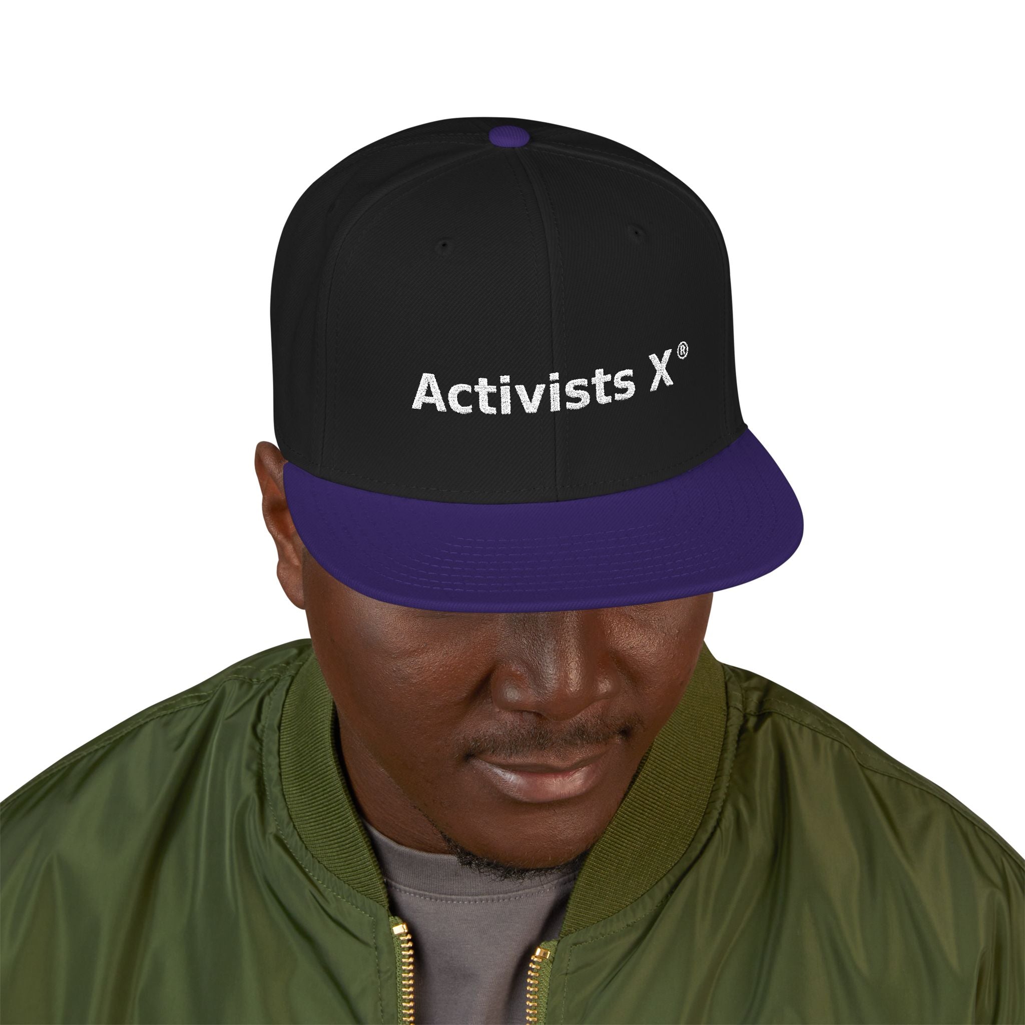 Embroidered 'Extremists X' Snapback Hat — Streetwear Flat-Brim Cap