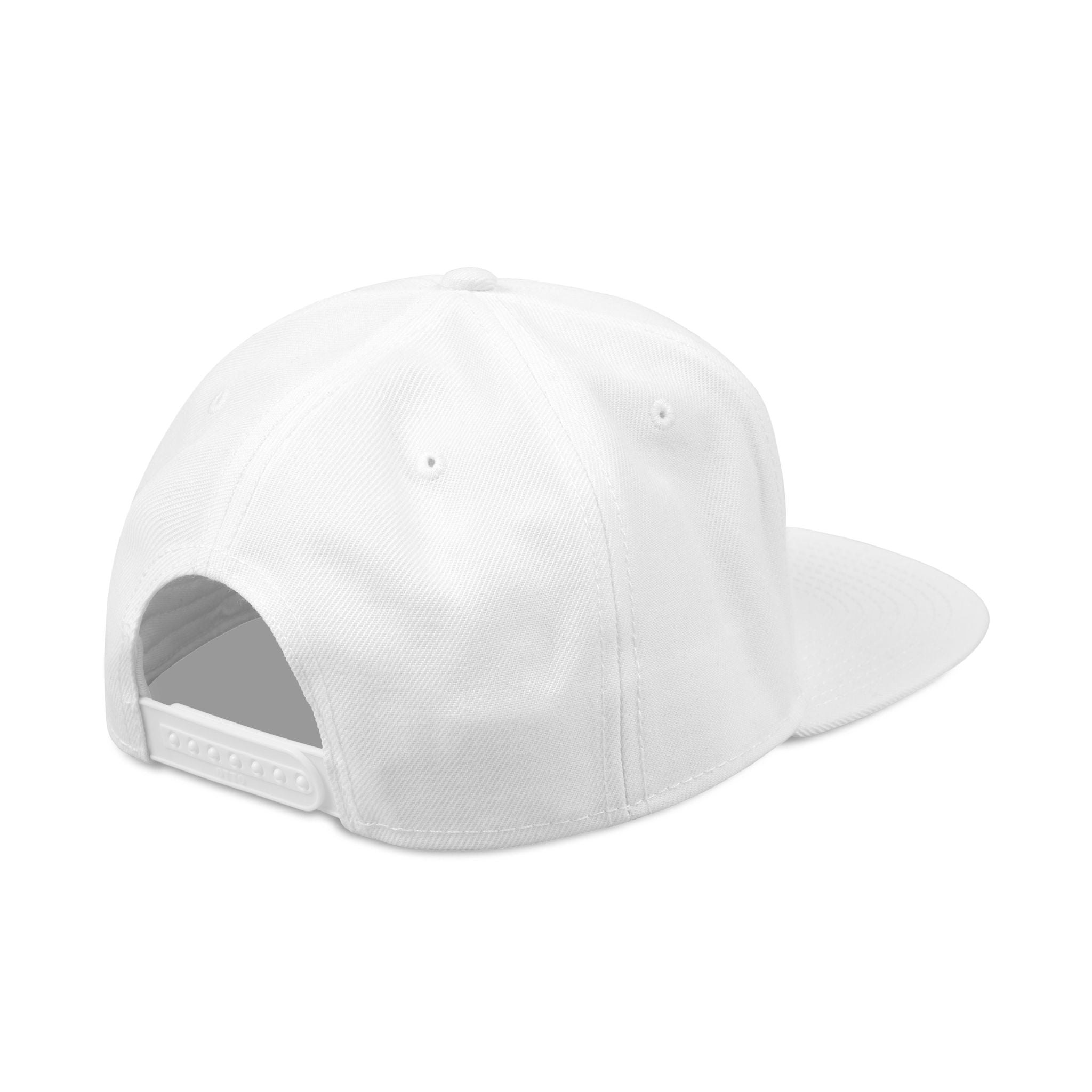 Embroidered Gold Feathered Logo Snapback Hat — Streetwear Baseball Cap