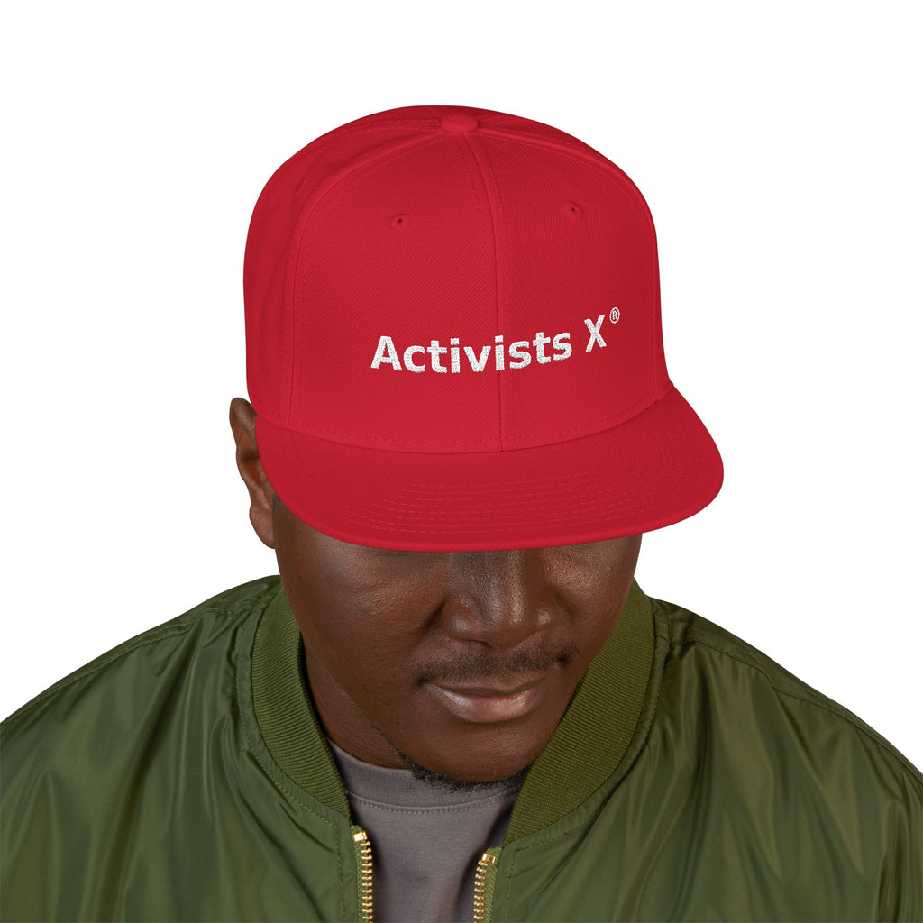 Embroidered 'Extremists X' Snapback Hat — Streetwear Flat-Brim Cap