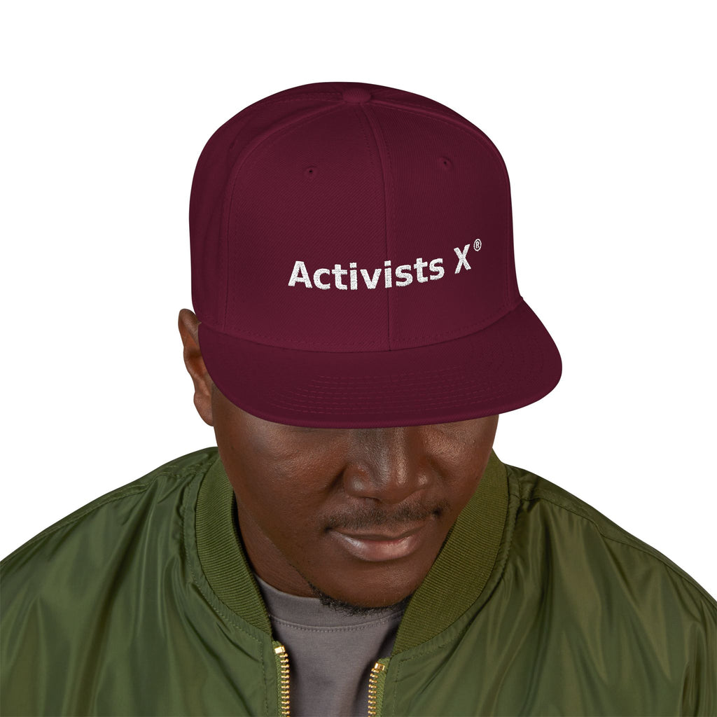 Embroidered 'Extremists X' Snapback Hat — Streetwear Flat-Brim Cap