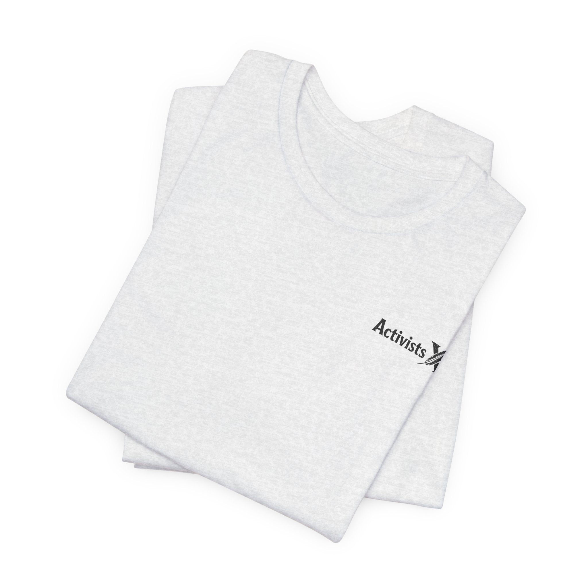 Copy of Activist X Minimalist Tee — Small Chest Logo Shirt