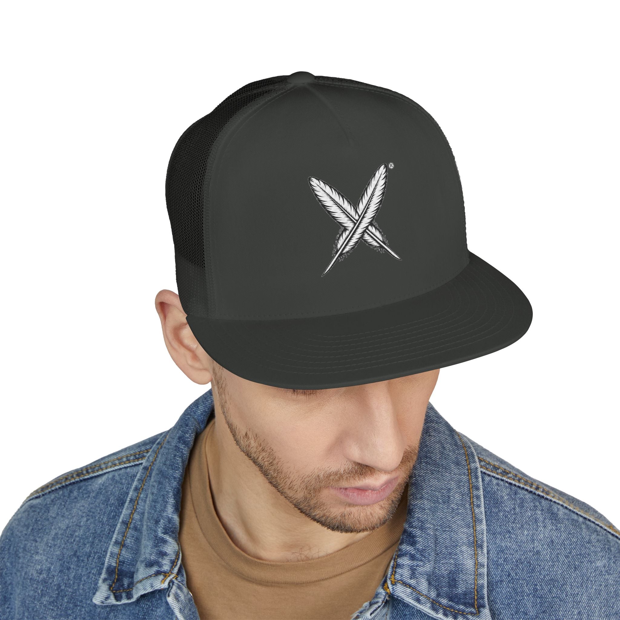 5 Panel Trucker Cap — "Who Were We Before They Renamed Us?" Historical Identity Statement Hat