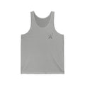 Activists X® Minimal Cross Chest Tank Top | Small Feather X Logo Summer Athletic Tank