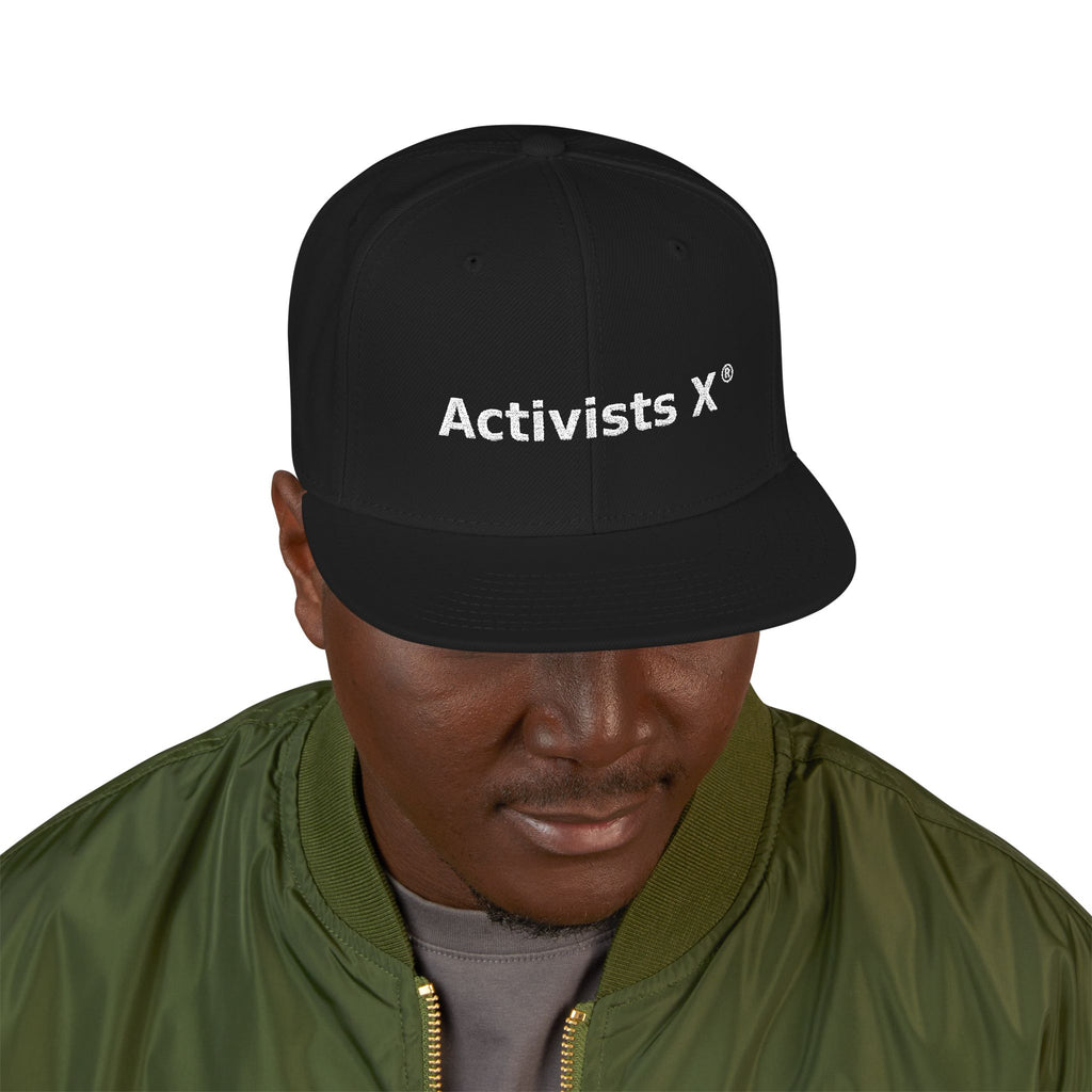 Embroidered 'Extremists X' Snapback Hat — Streetwear Flat-Brim Cap