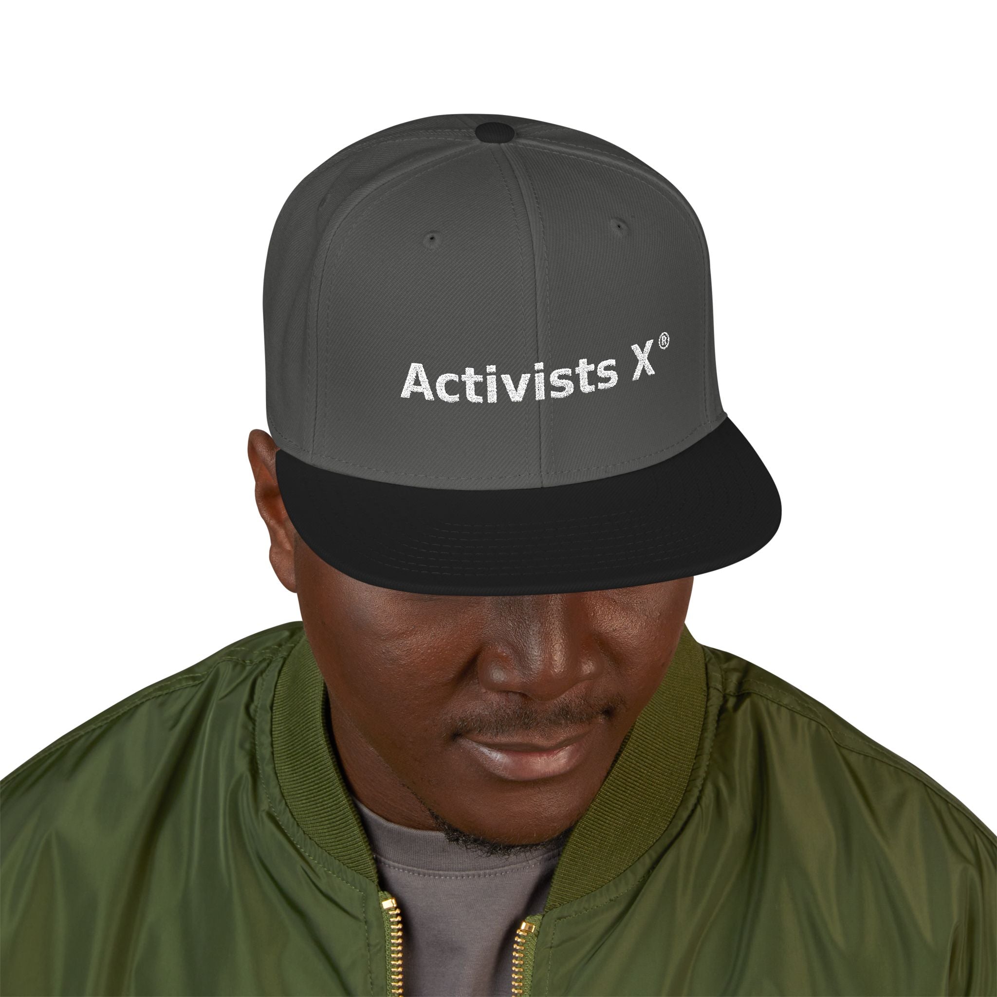 Embroidered 'Extremists X' Snapback Hat — Streetwear Flat-Brim Cap