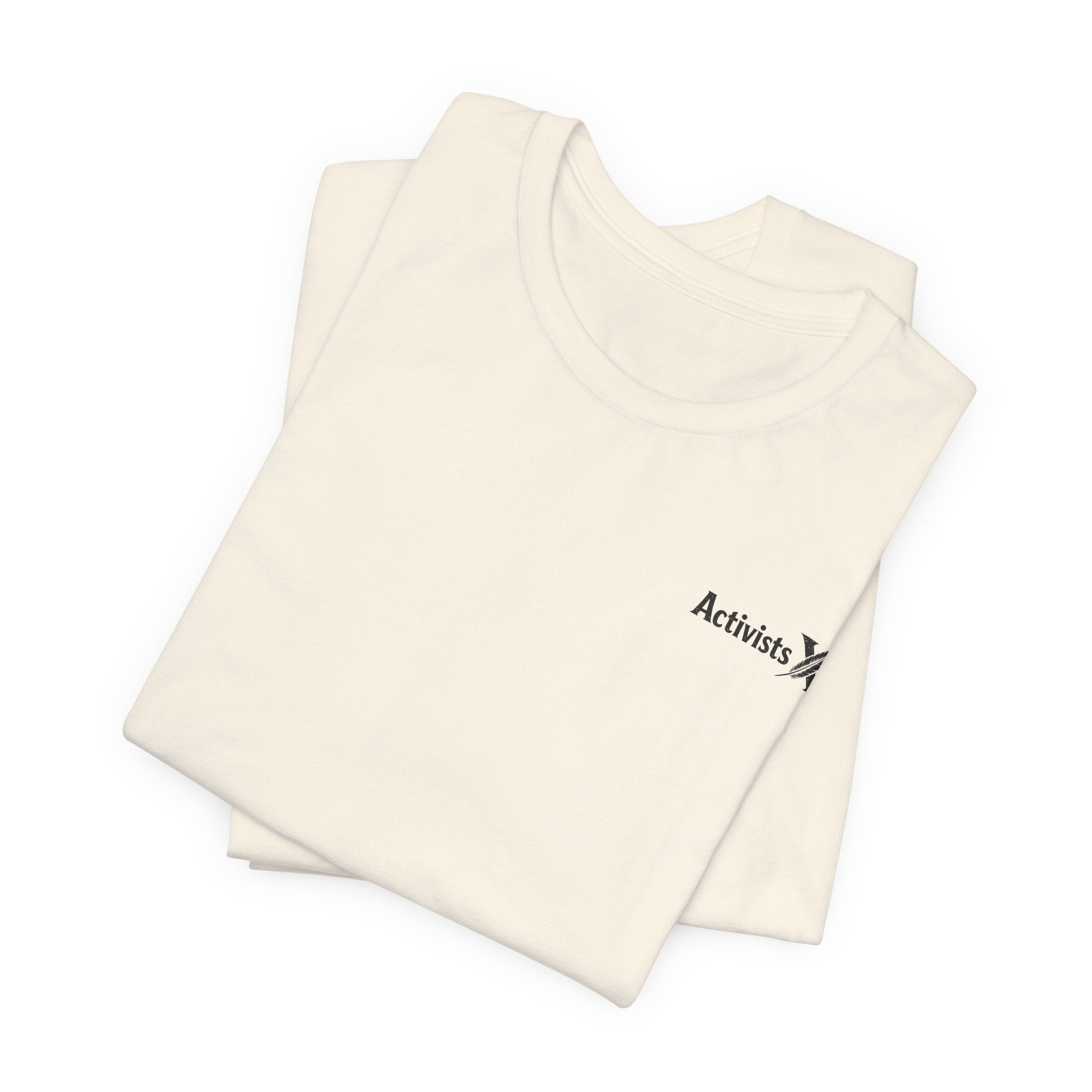 Copy of Activist X Minimalist Tee — Small Chest Logo Shirt