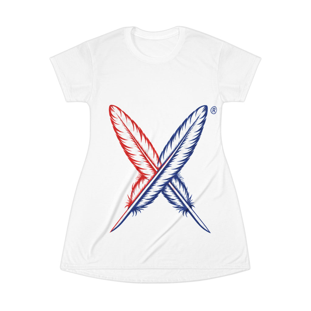 Copy of T-Shirt Dress — "Who Were We Before They Renamed Us?" Historical Identity T-Shirt