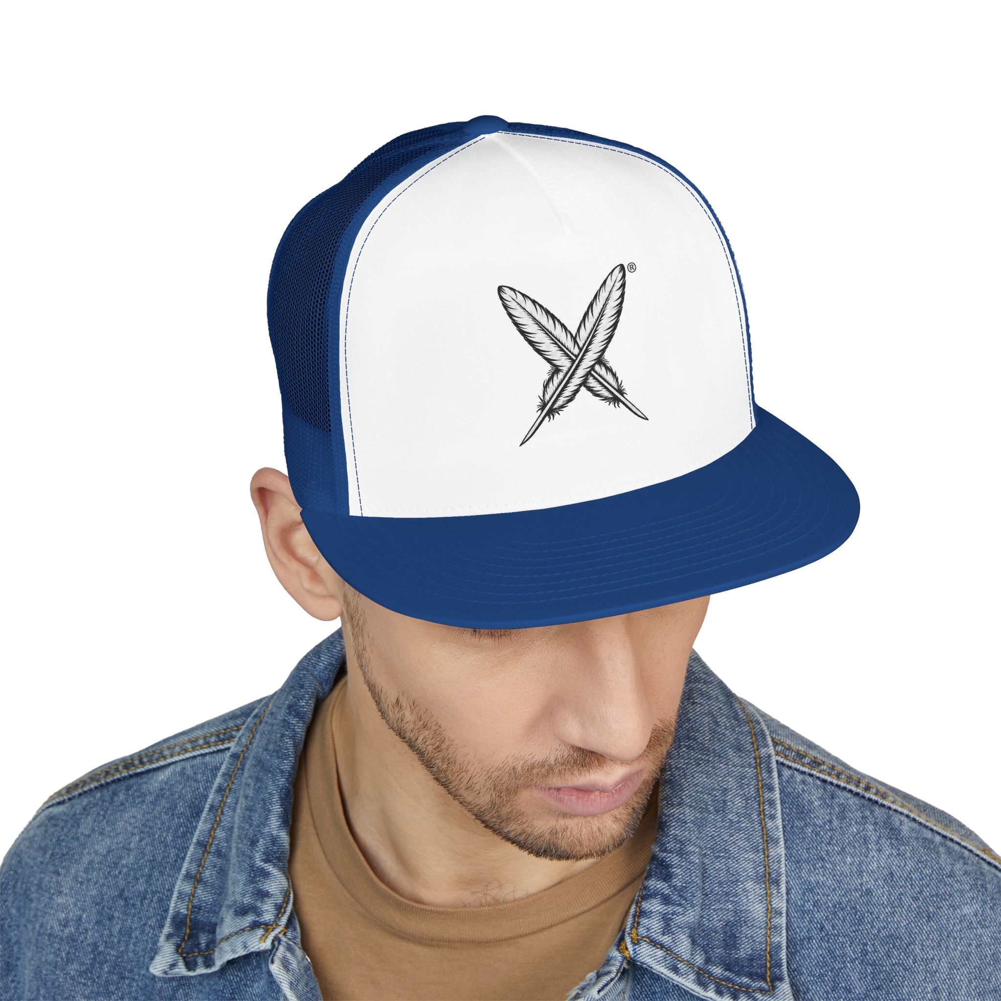 5 Panel Trucker Cap — "Who Were We Before They Renamed Us?" Historical Identity Statement Hat