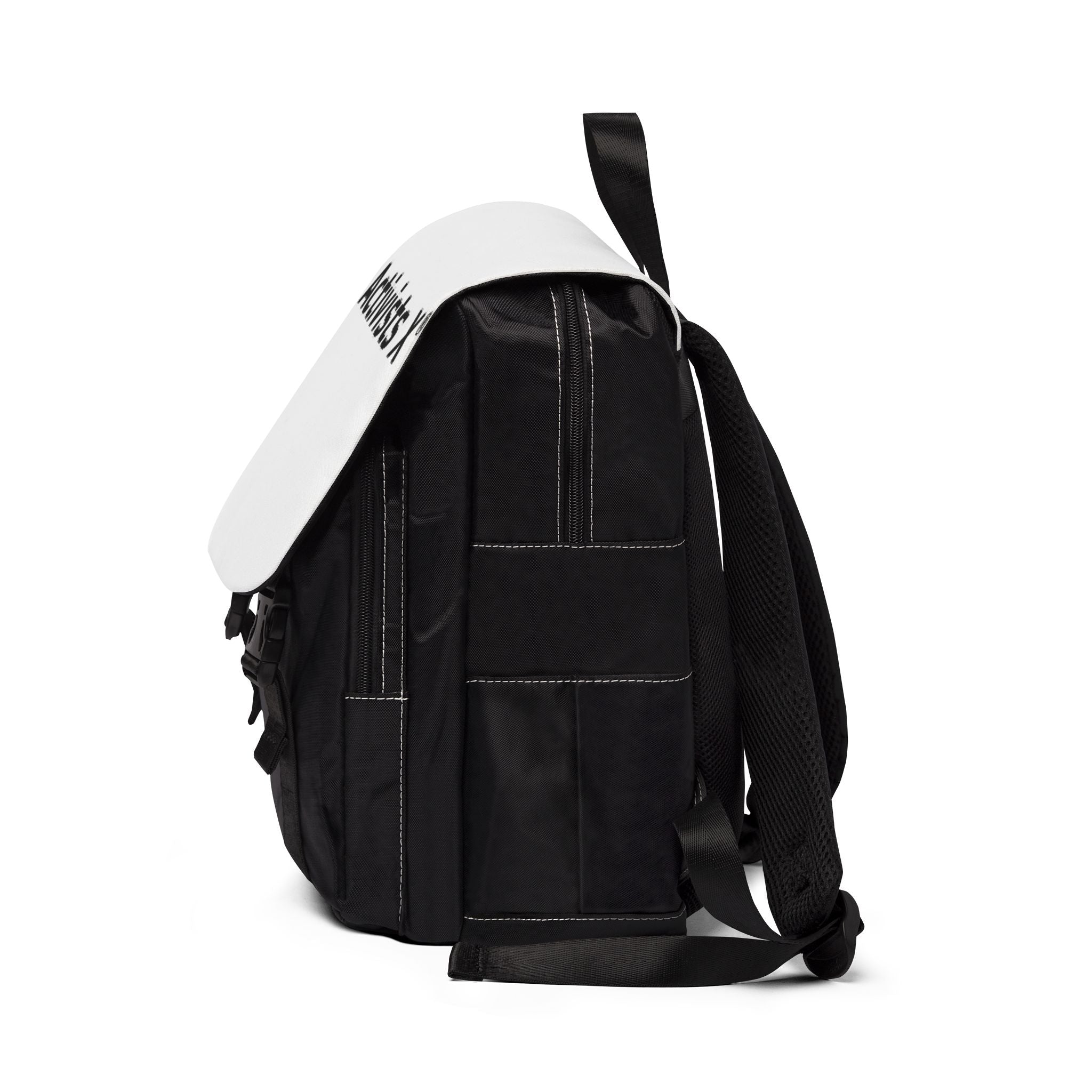 Activists X Shoulder Backpack — Minimalist Protest Logo Daypack