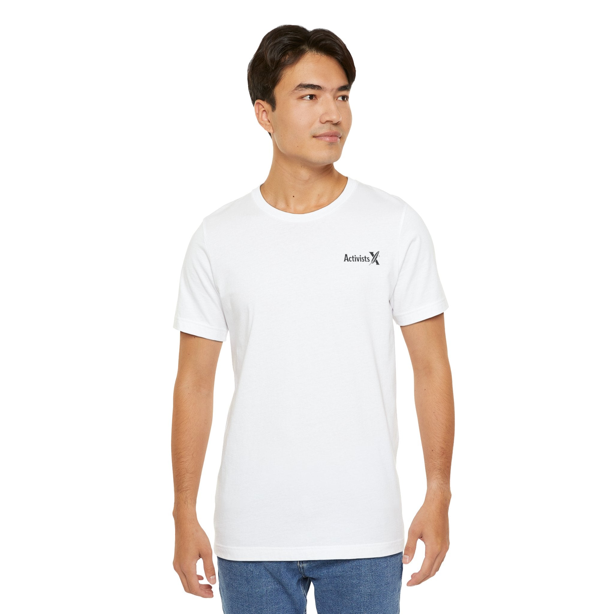 Copy of Activist X Minimalist Tee — Small Chest Logo Shirt