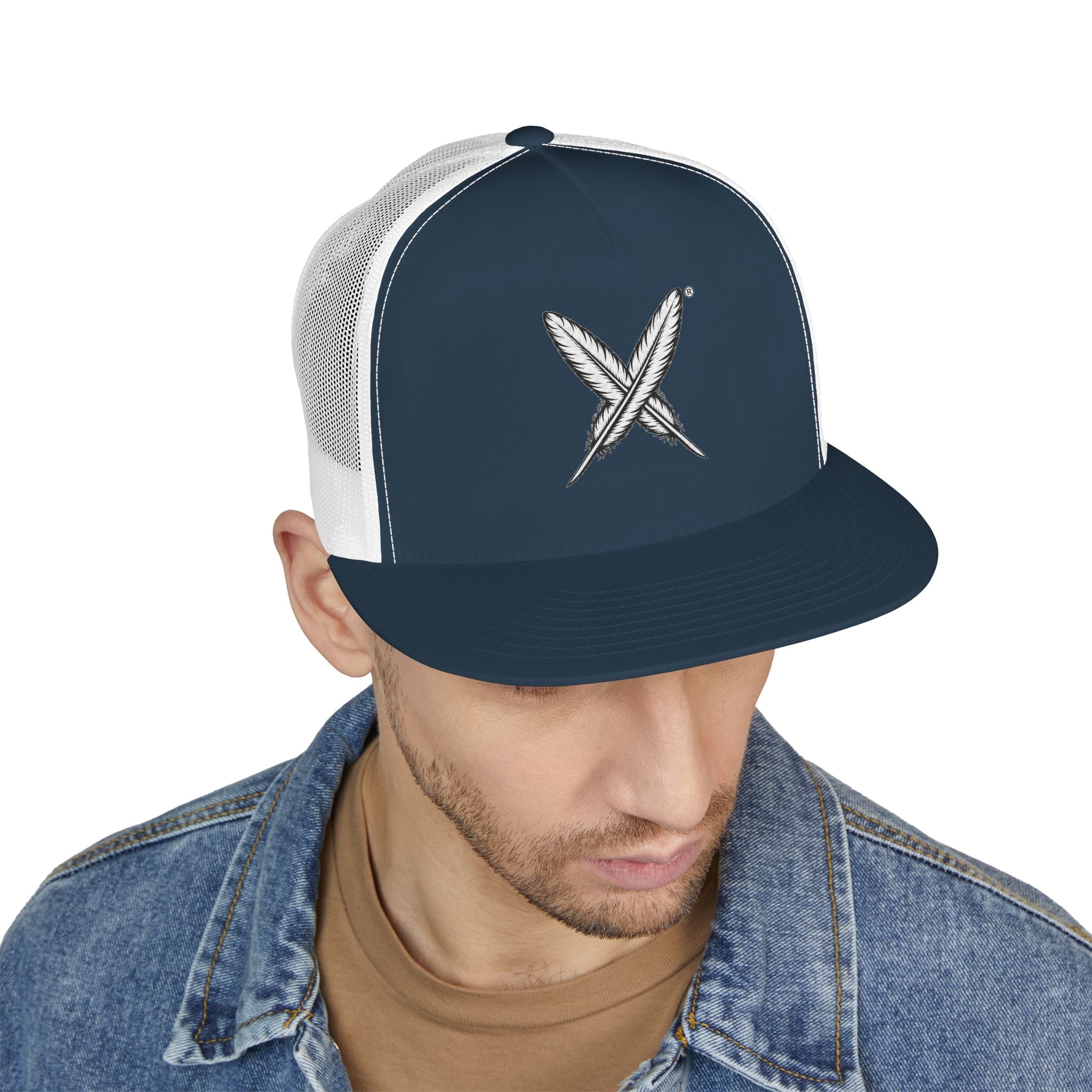5 Panel Trucker Cap — "Who Were We Before They Renamed Us?" Historical Identity Statement Hat