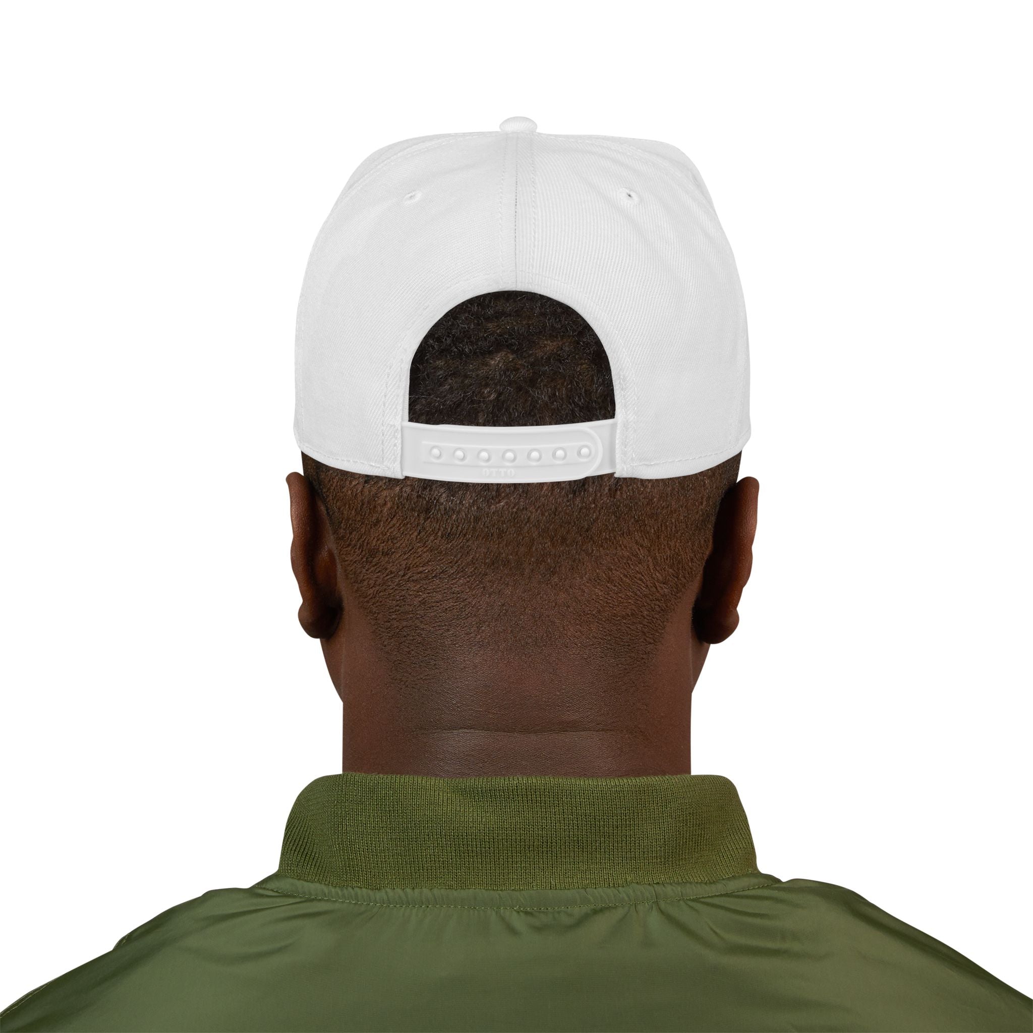 Embroidered Gold Feathered Logo Snapback Hat — Streetwear Baseball Cap