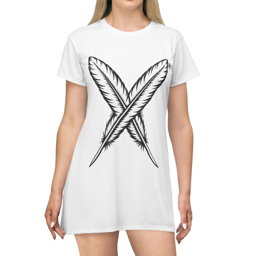T-Shirt Dress — "Who Were We Before They Renamed Us?" Historical Identity T-Shirt