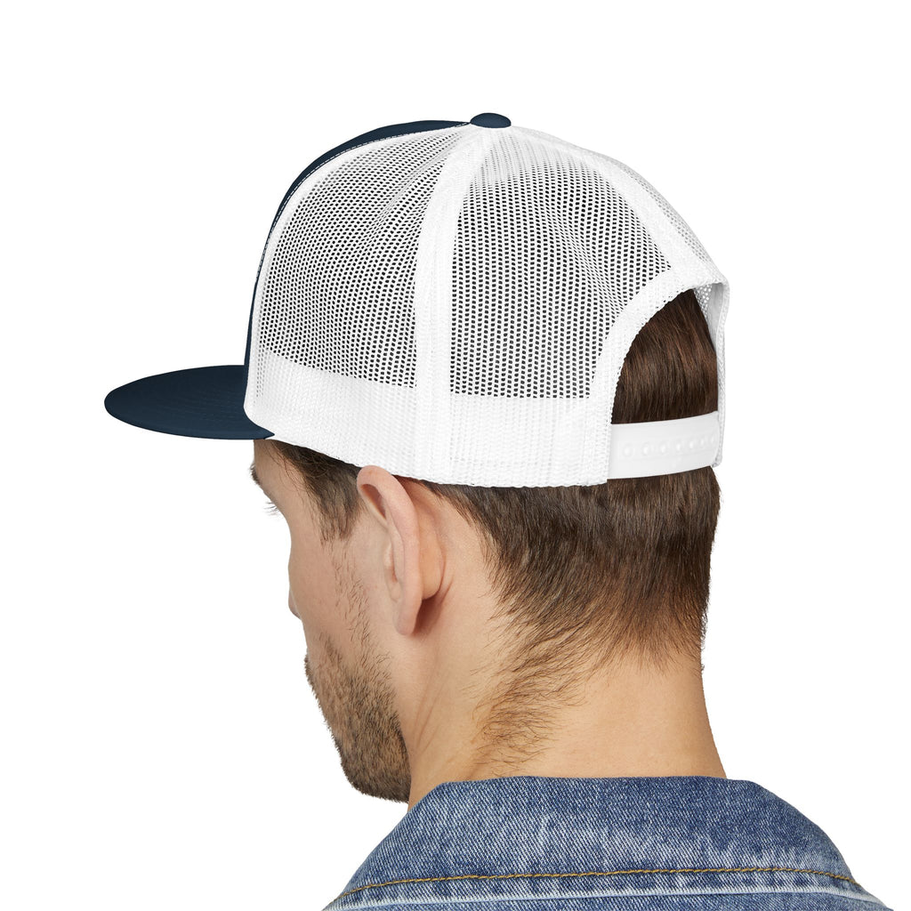 5 Panel Trucker Cap — "Who Were We Before They Renamed Us?" Historical Identity Statement Hat