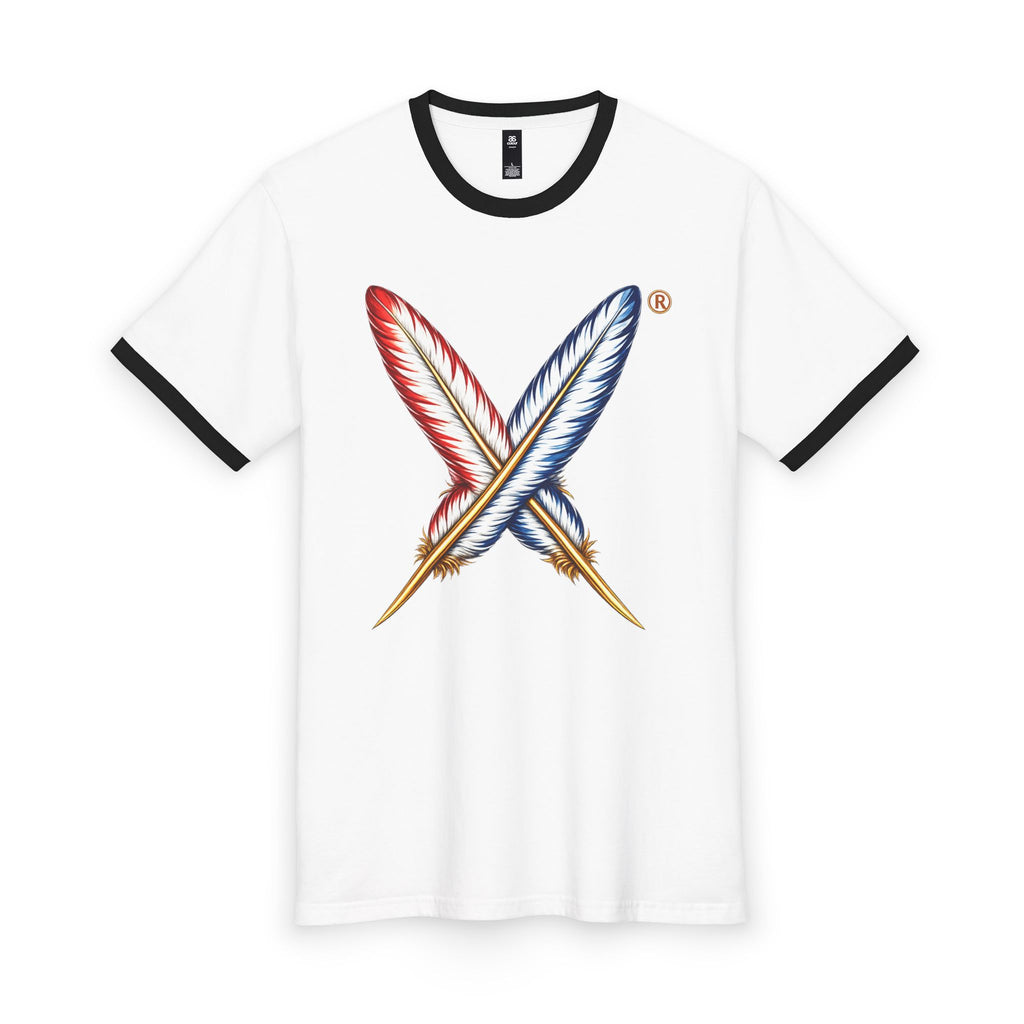 Activists X® Gold Feather Ringer Tee