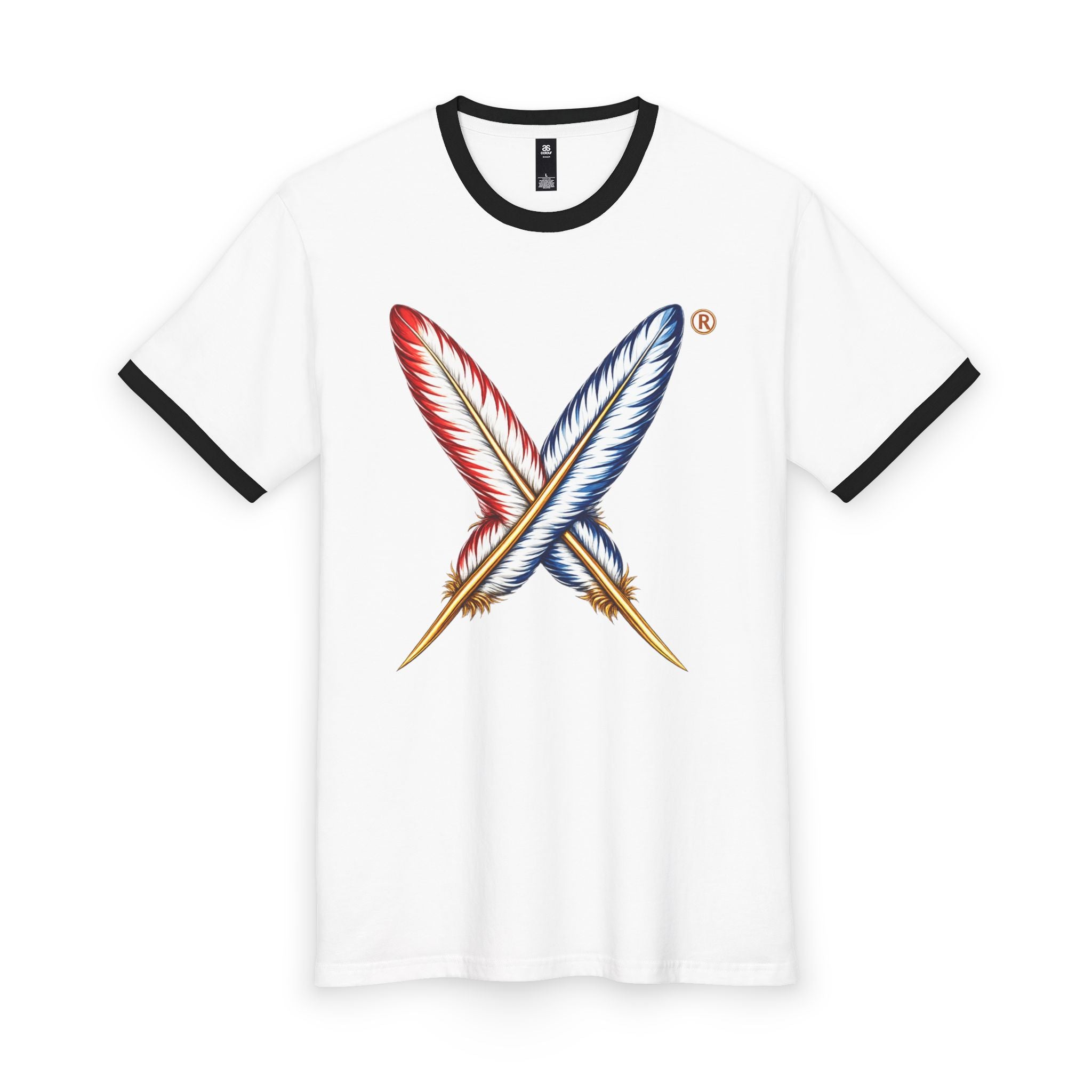 Activists X® Gold Feather Ringer Tee