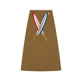 Activists X Women's Gold feathered  Knit Maxi Skirt