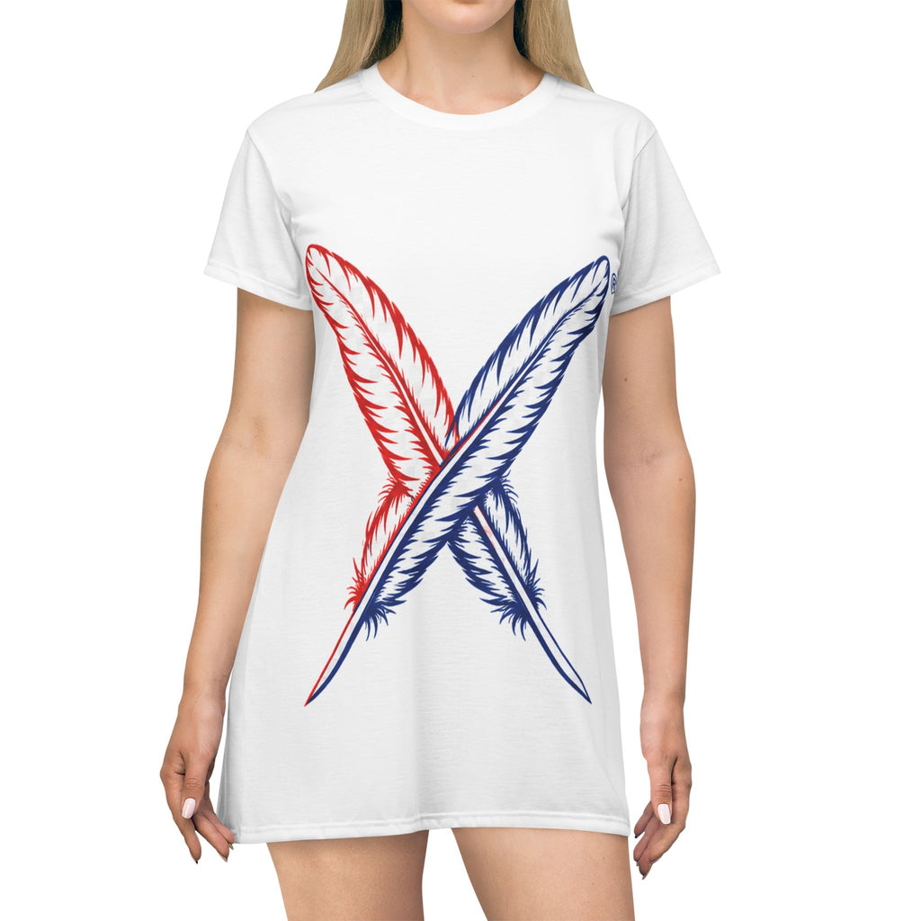Copy of T-Shirt Dress — "Who Were We Before They Renamed Us?" Historical Identity T-Shirt