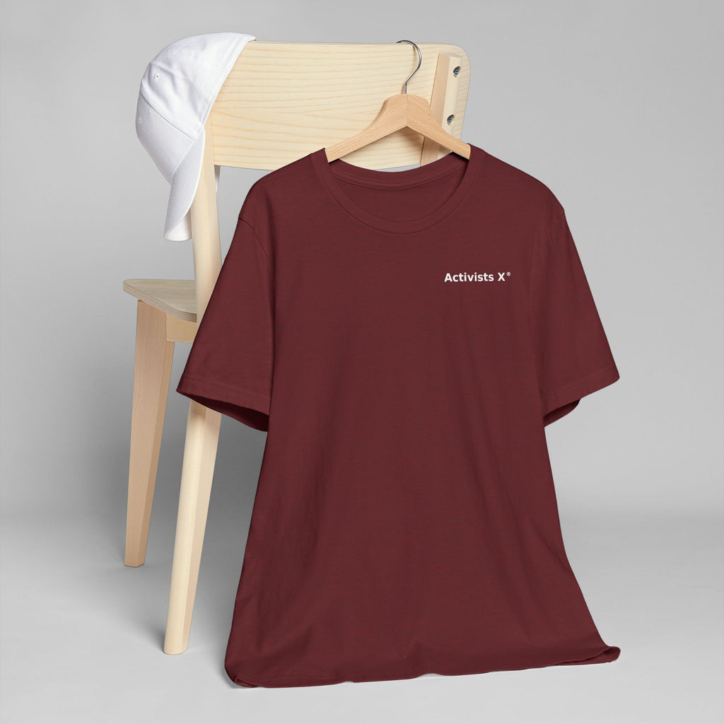 Activists X® Statement T-Shirt — Bold Wordmark for Community, Resistance & Cultural Pride