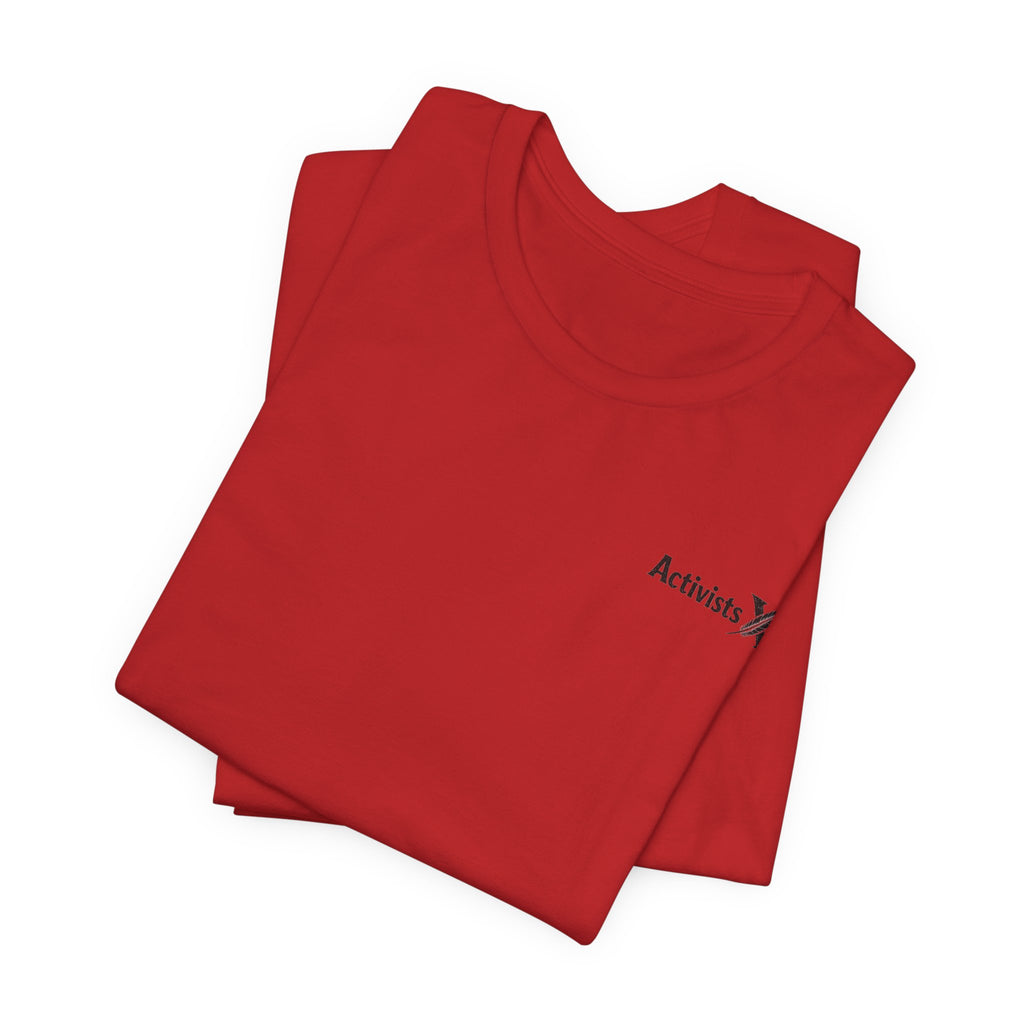 Copy of Activist X Minimalist Tee — Small Chest Logo Shirt