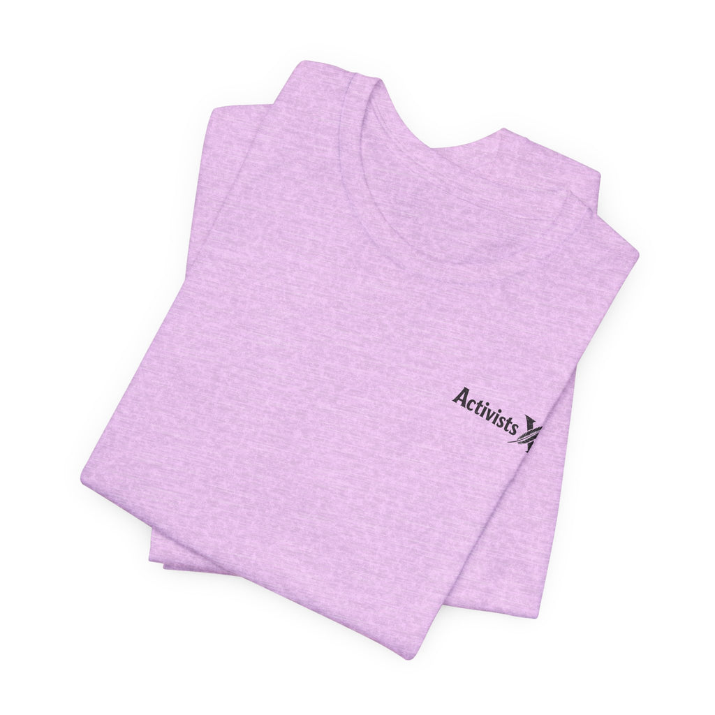 Copy of Activist X Minimalist Tee — Small Chest Logo Shirt