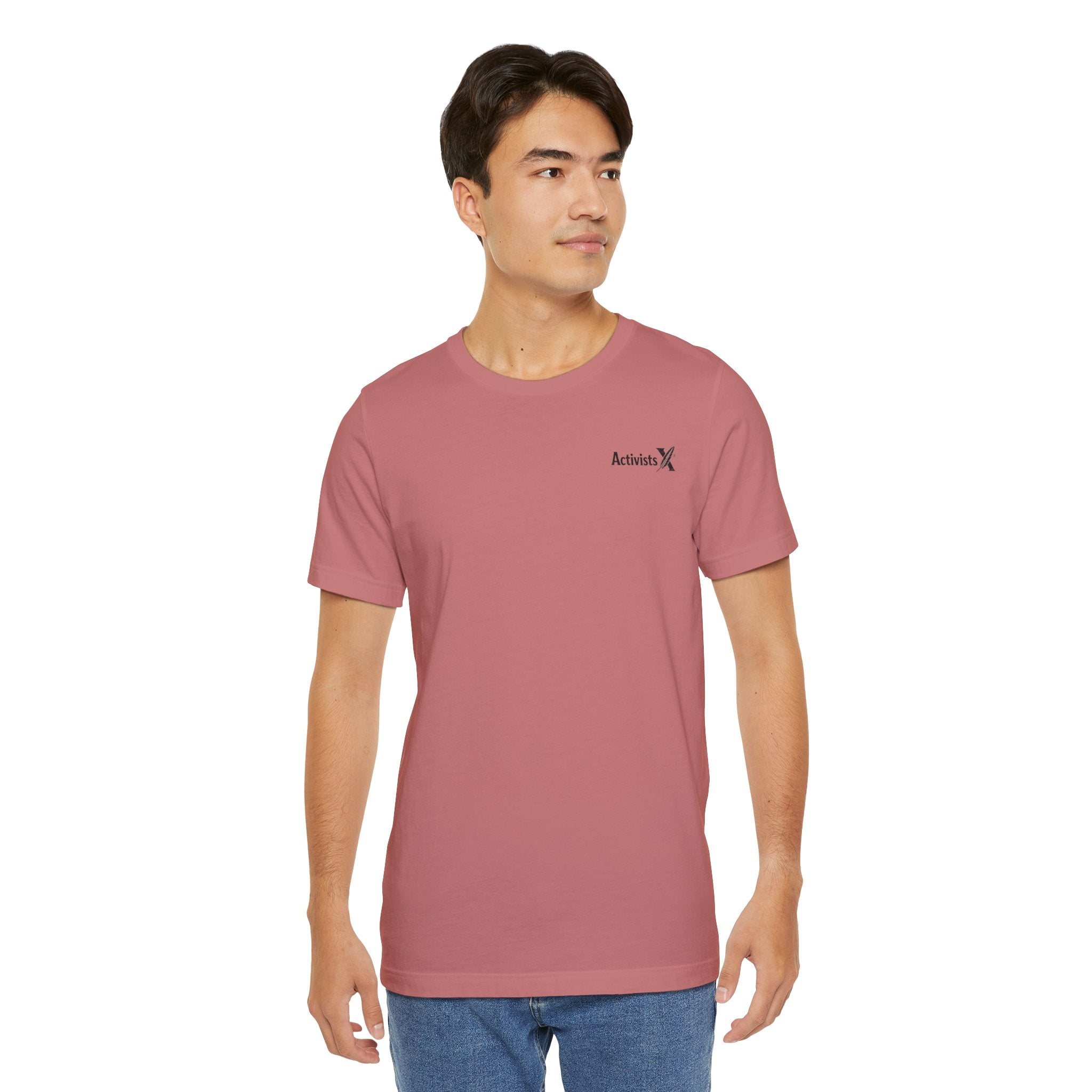 Copy of Activist X Minimalist Tee — Small Chest Logo Shirt