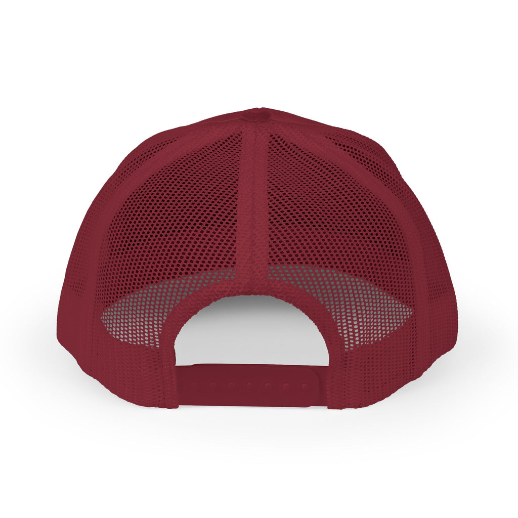 Embroidered Gold Feathered Surfboard Cross Snapback Trucker Cap