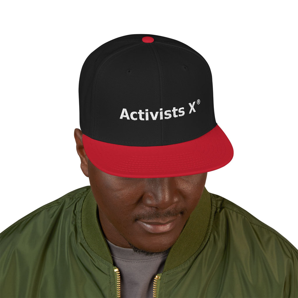 Embroidered 'Extremists X' Snapback Hat — Streetwear Flat-Brim Cap