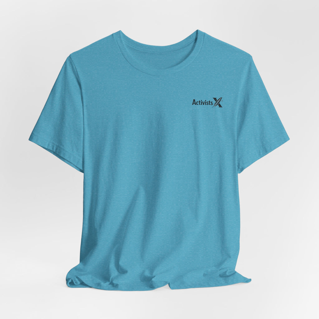 Copy of Activist X Minimalist Tee — Small Chest Logo Shirt