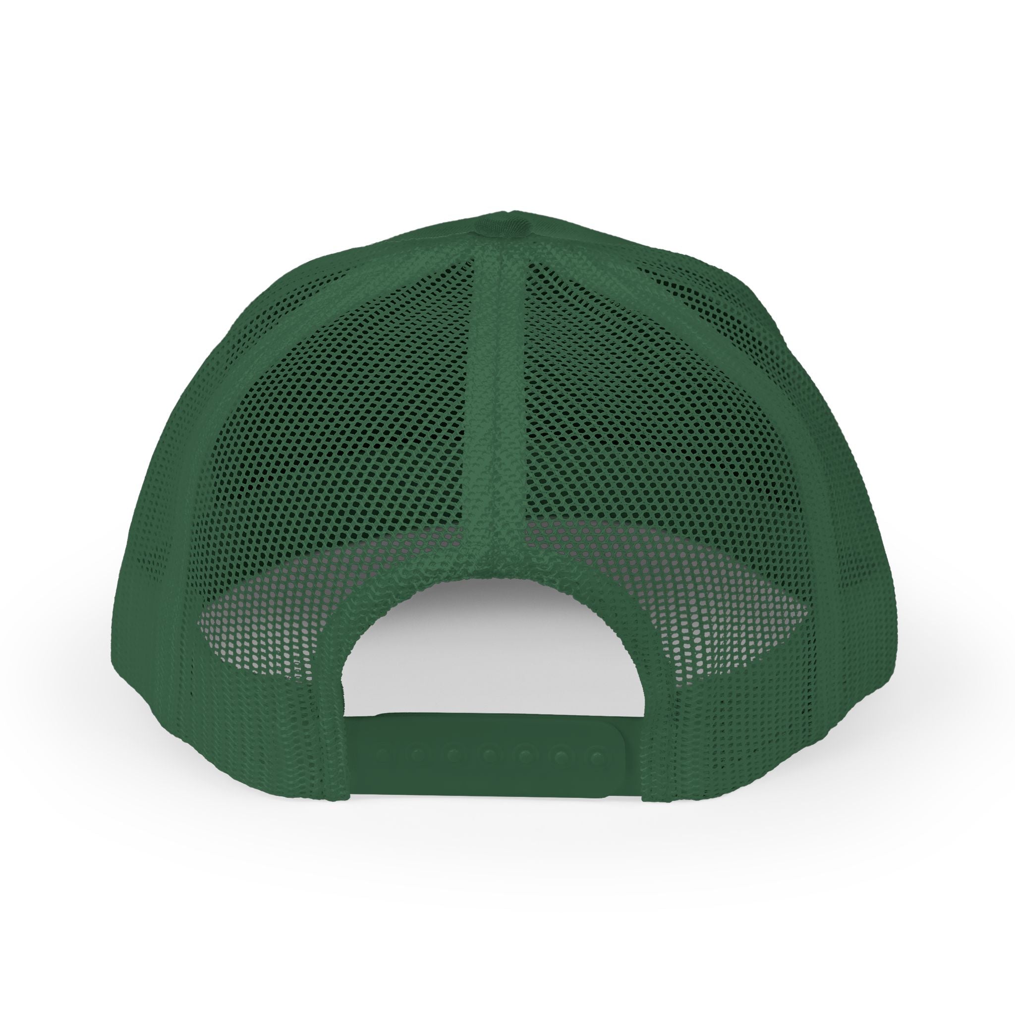 Embroidered Gold Feathered Surfboard Cross Snapback Trucker Cap