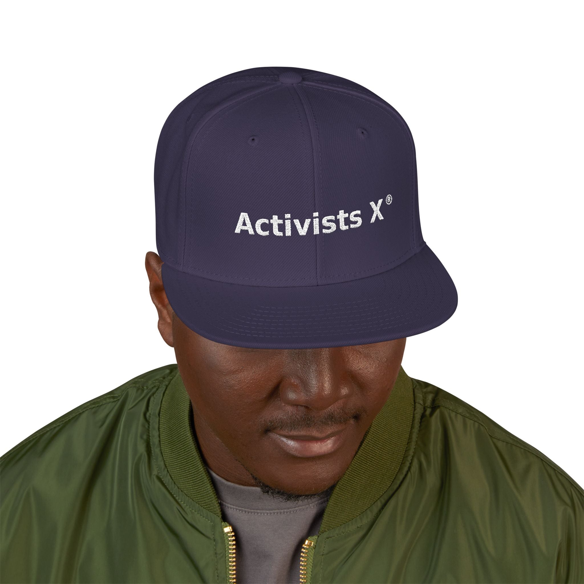 Embroidered 'Extremists X' Snapback Hat — Streetwear Flat-Brim Cap