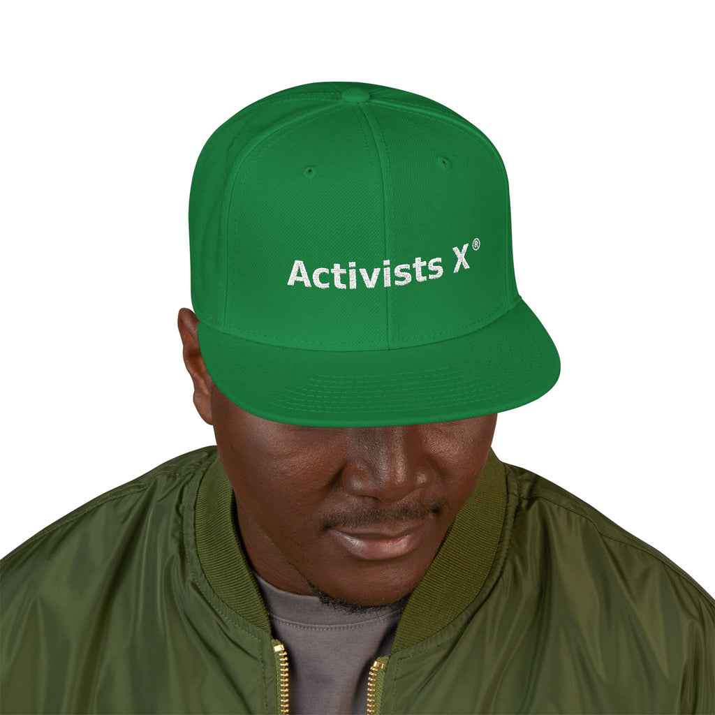 Embroidered 'Extremists X' Snapback Hat — Streetwear Flat-Brim Cap