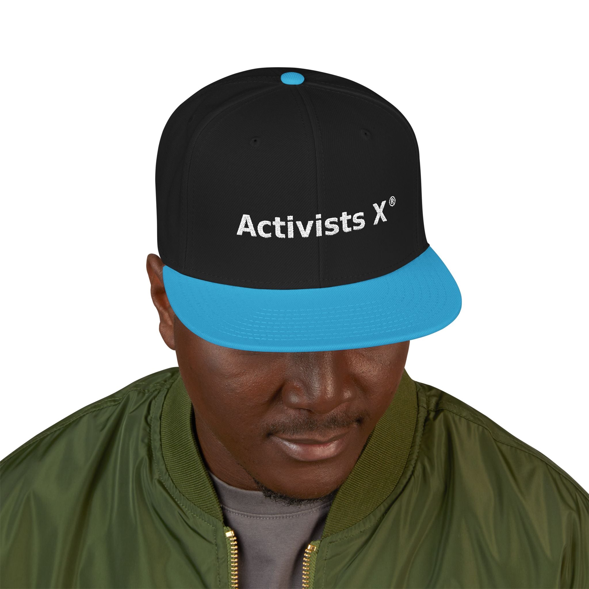 Embroidered 'Extremists X' Snapback Hat — Streetwear Flat-Brim Cap