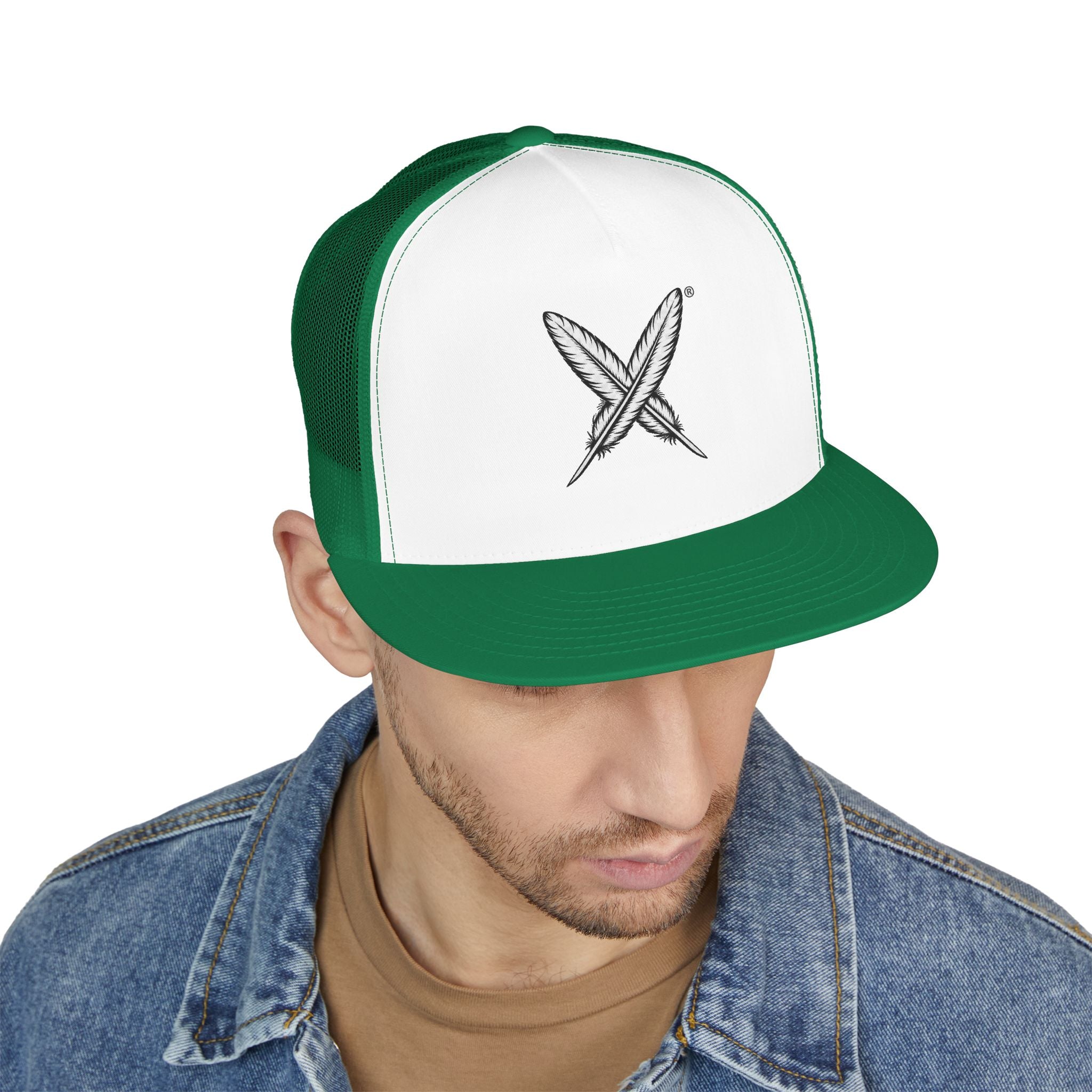 5 Panel Trucker Cap — "Who Were We Before They Renamed Us?" Historical Identity Statement Hat