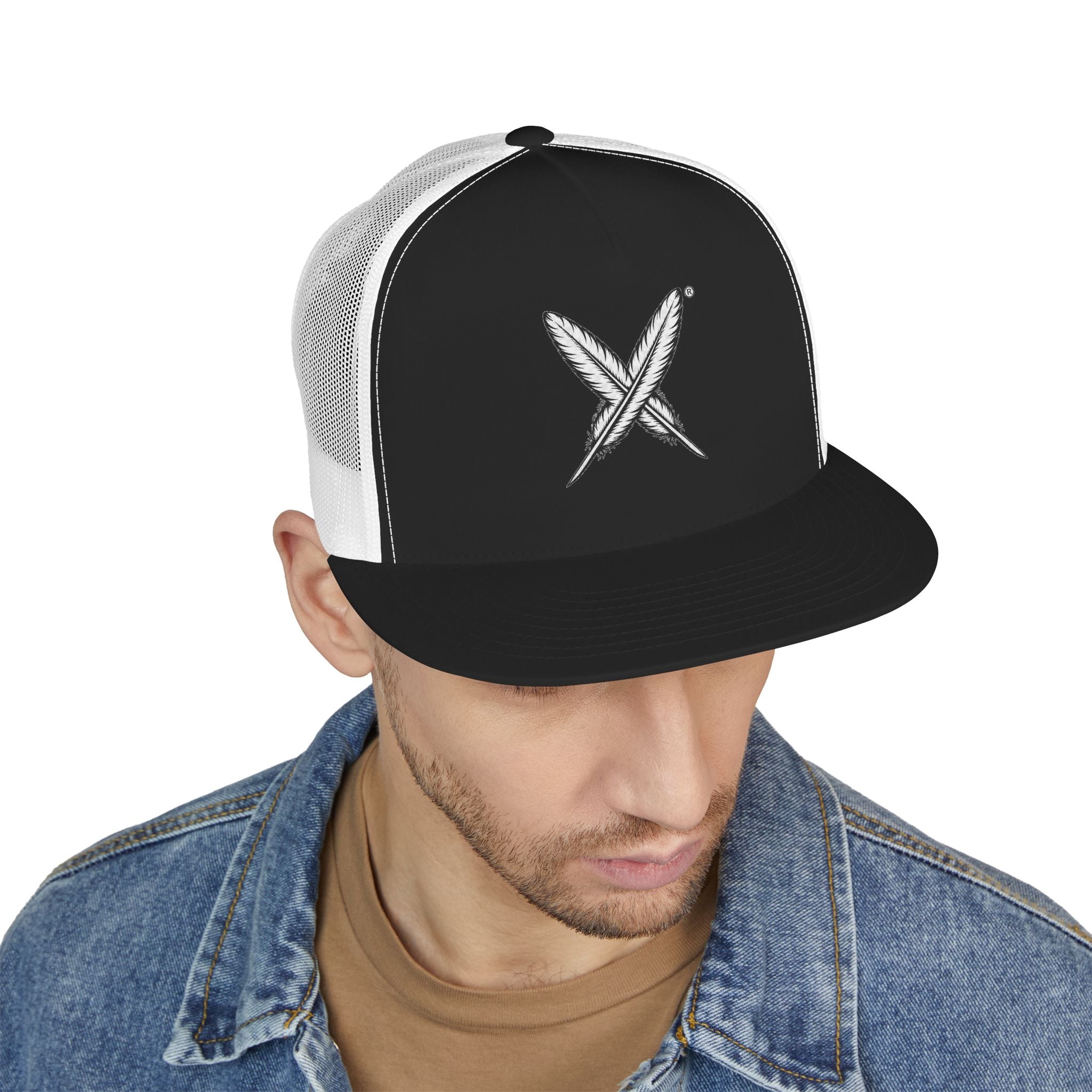 5 Panel Trucker Cap — "Who Were We Before They Renamed Us?" Historical Identity Statement Hat