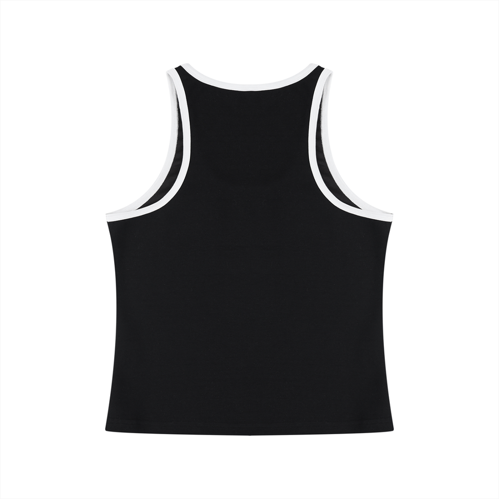 Activists X Women's Color Block Cropped Tank Top