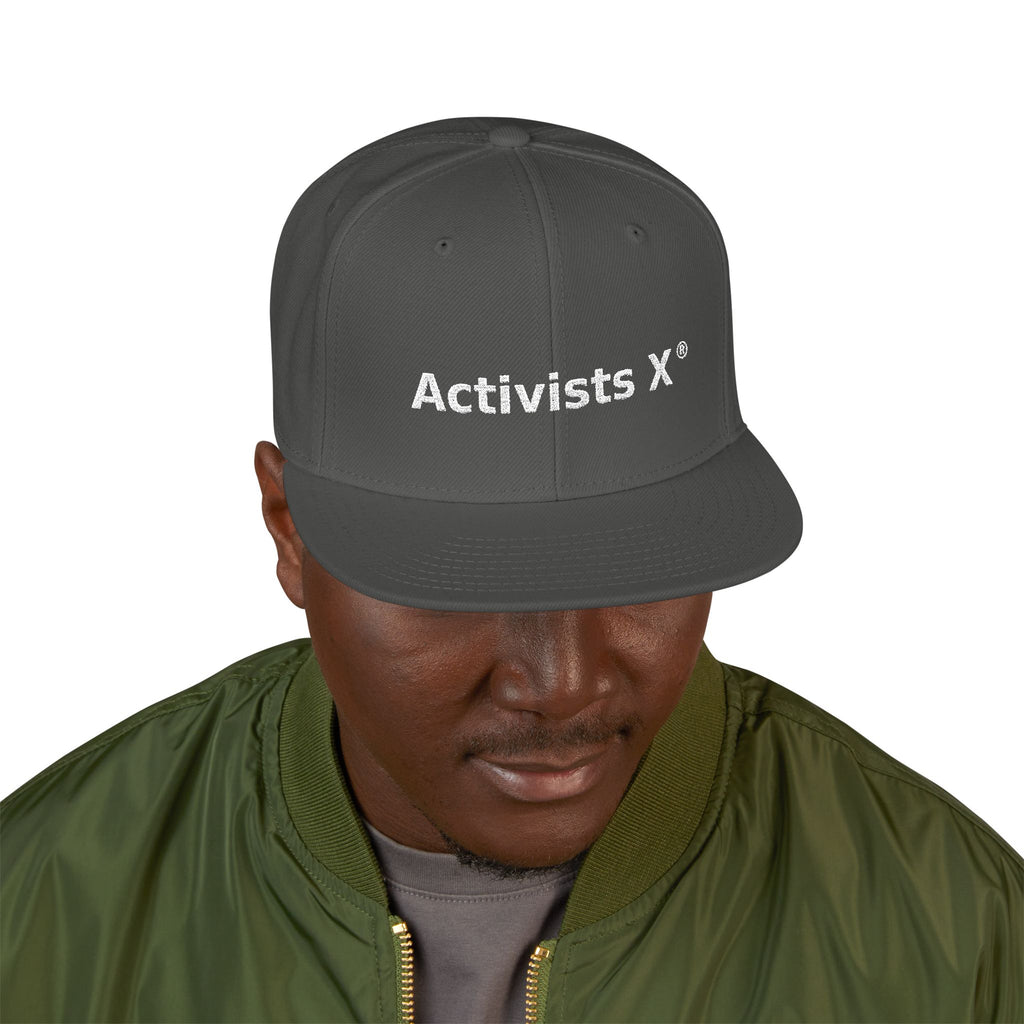 Embroidered 'Extremists X' Snapback Hat — Streetwear Flat-Brim Cap
