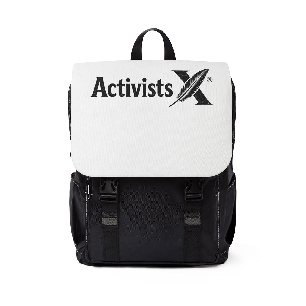 Activists X Flap Backpack — Political Statement Shoulder Backpack