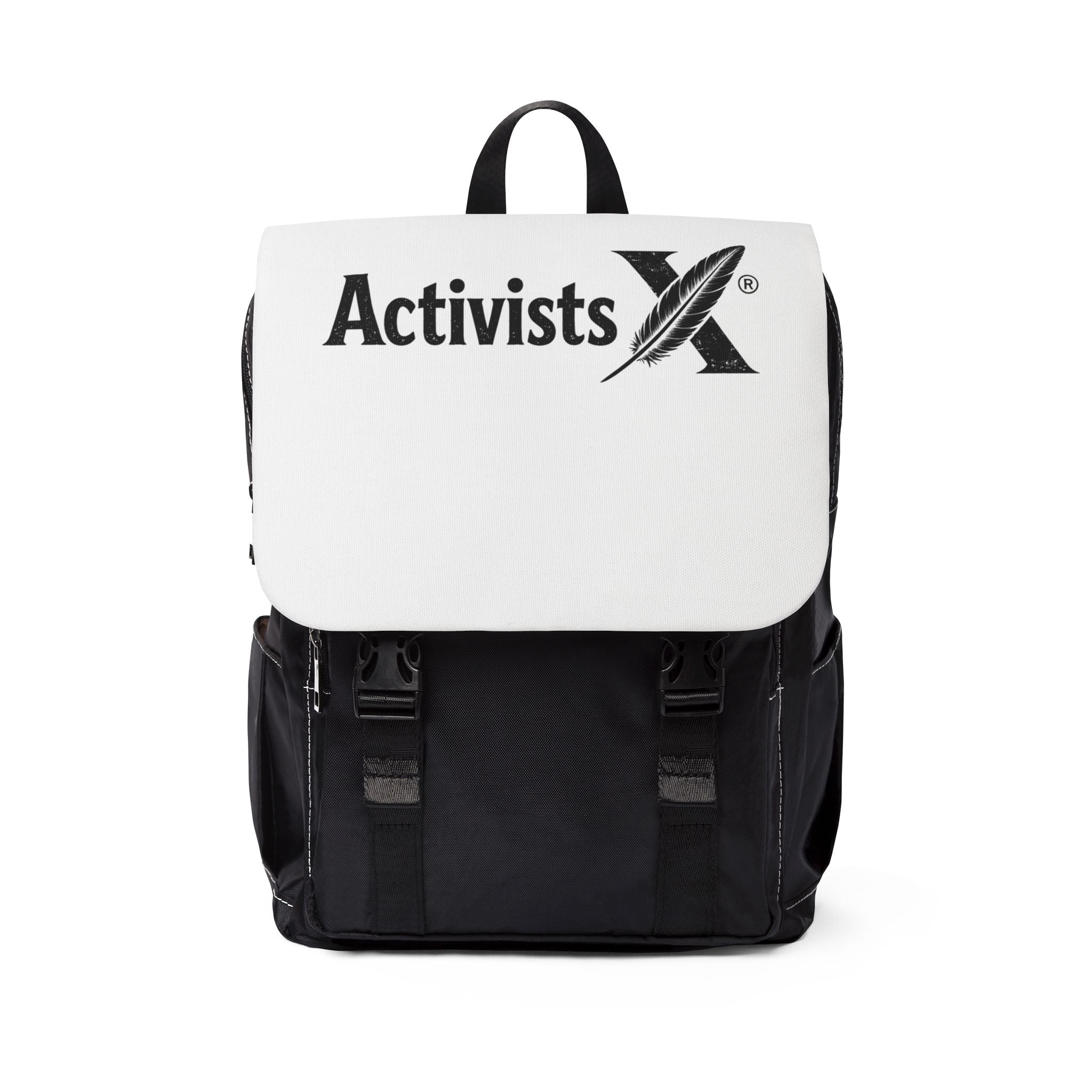 Activists X Flap Backpack — Political Statement Shoulder Backpack
