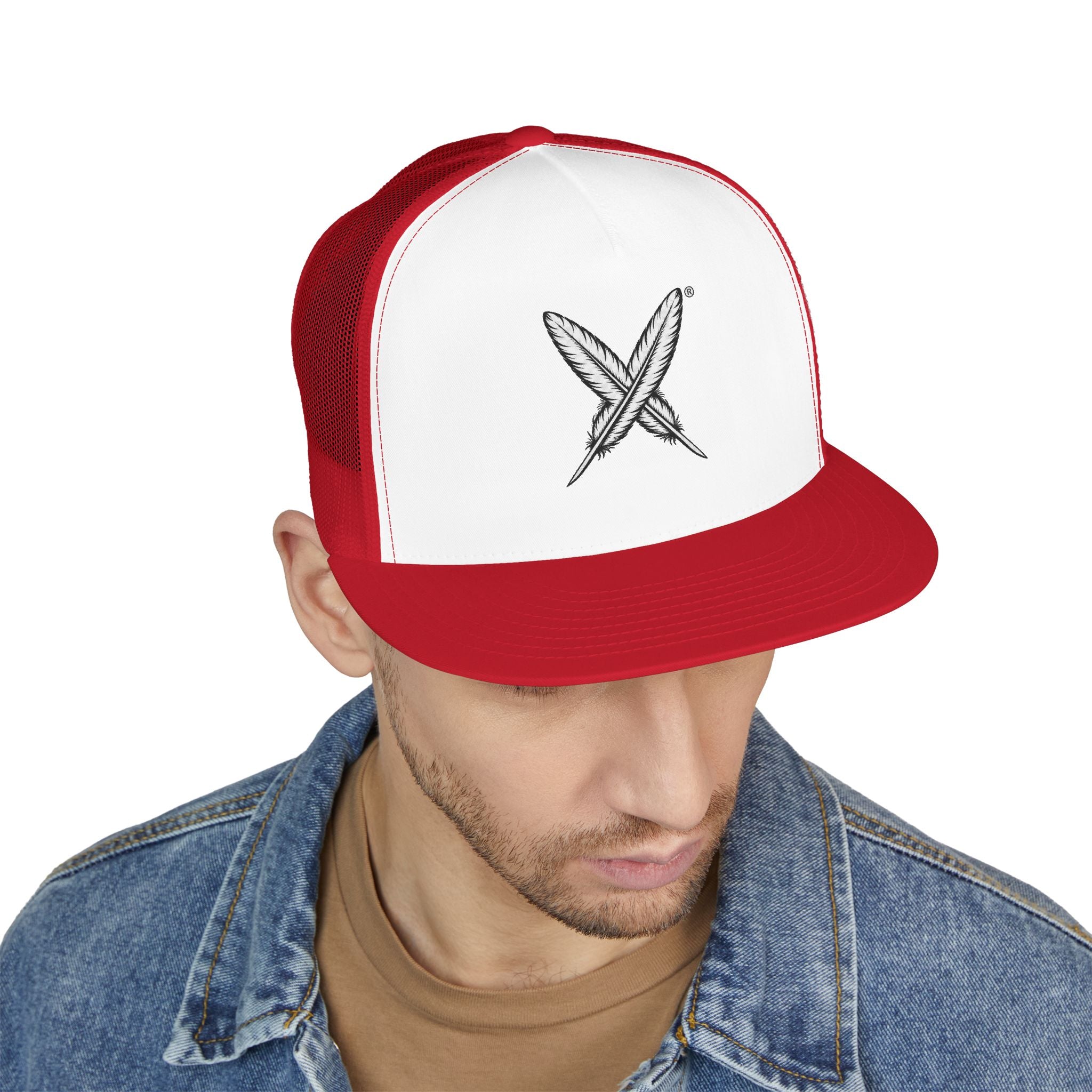 5 Panel Trucker Cap — "Who Were We Before They Renamed Us?" Historical Identity Statement Hat
