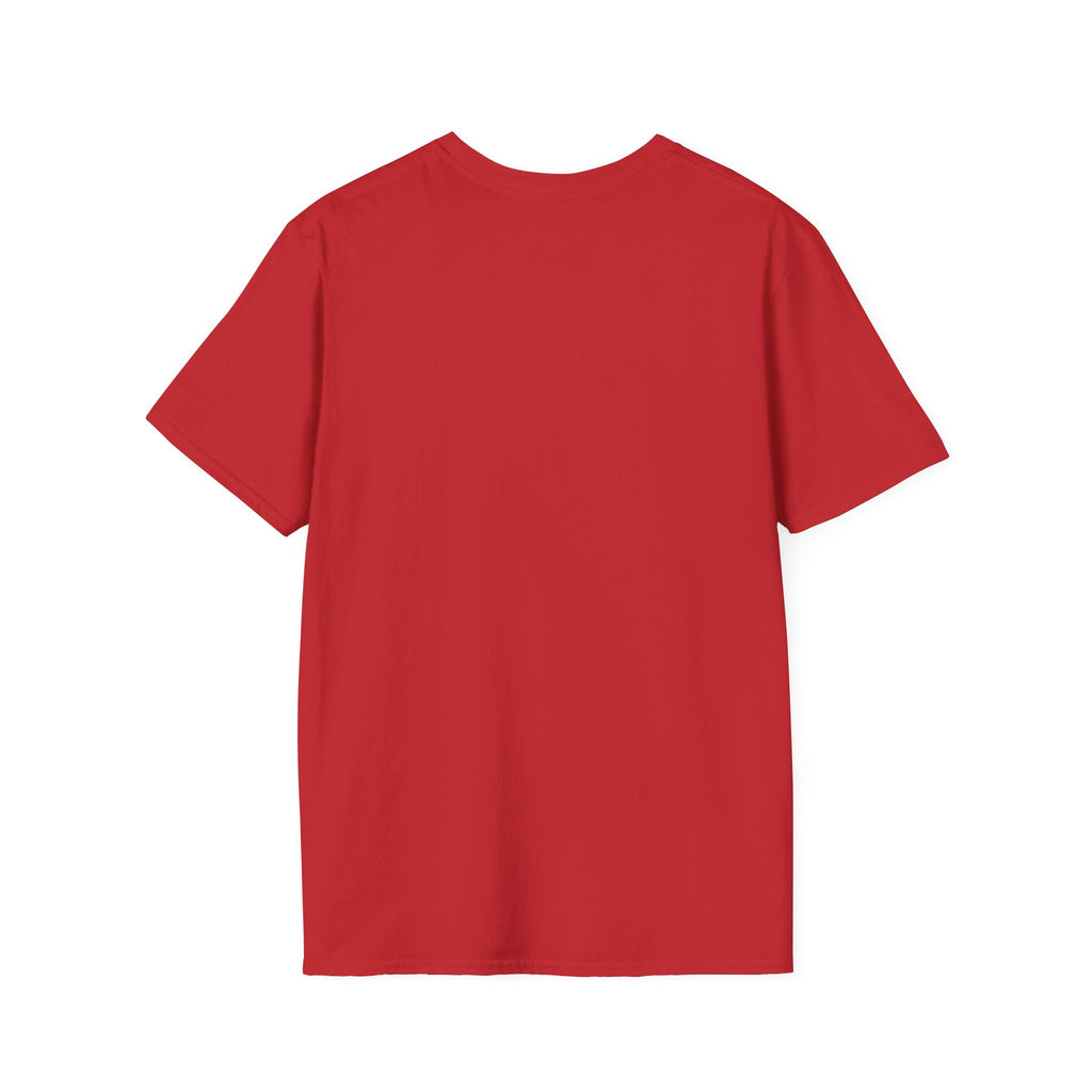 Activists X® Gold Feather Cross Tee — Red & Blue Tribal Feather Graphic T-Shirt
