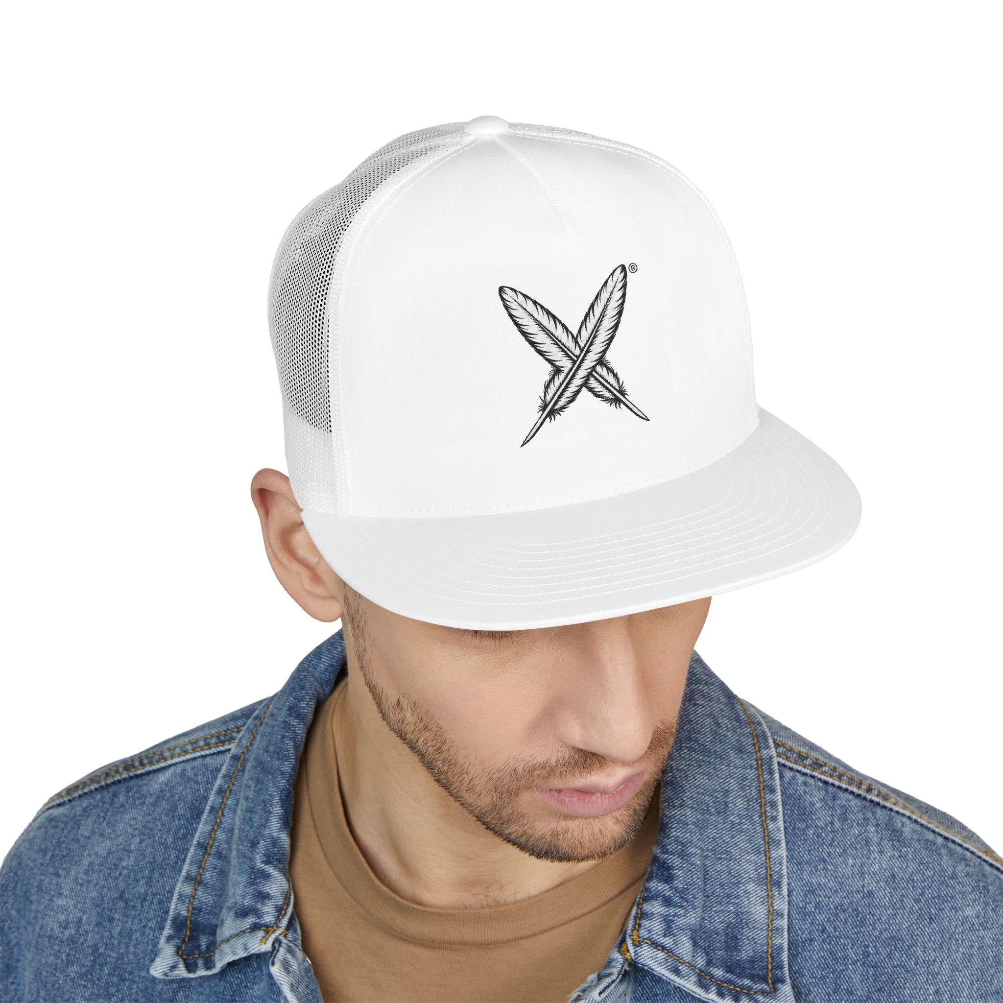 5 Panel Trucker Cap — "Who Were We Before They Renamed Us?" Historical Identity Statement Hat