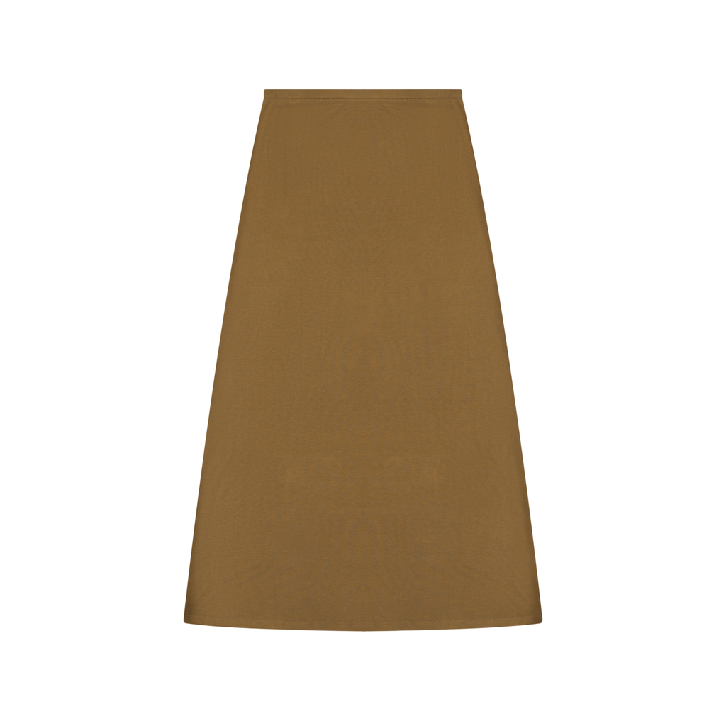 Activists X Women's Gold feathered  Knit Maxi Skirt